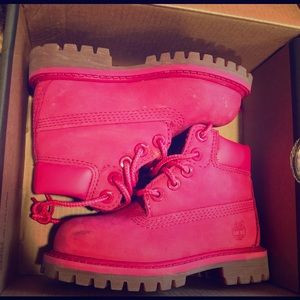 Pink Timberland Boots